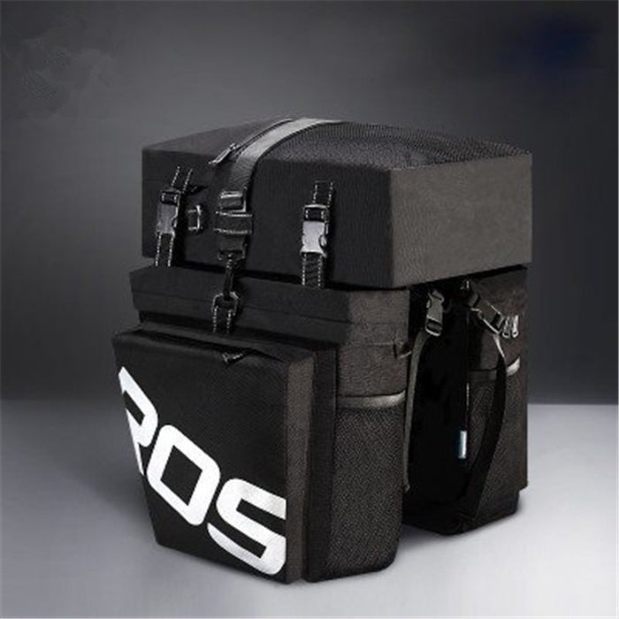 LANKELEISI Borsa portapacchi posteriore per bicicletta 3 in 1