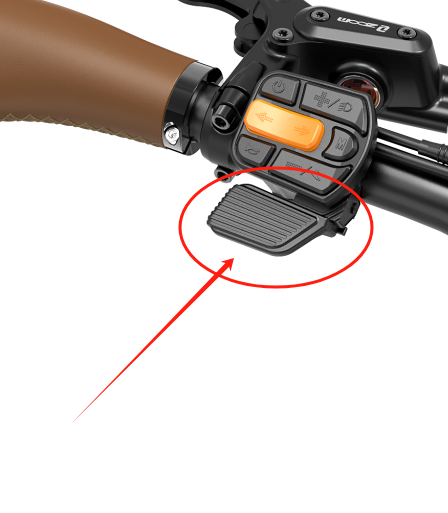 LANKELEISI Acceleratore a pollice per bicicletta elettrica