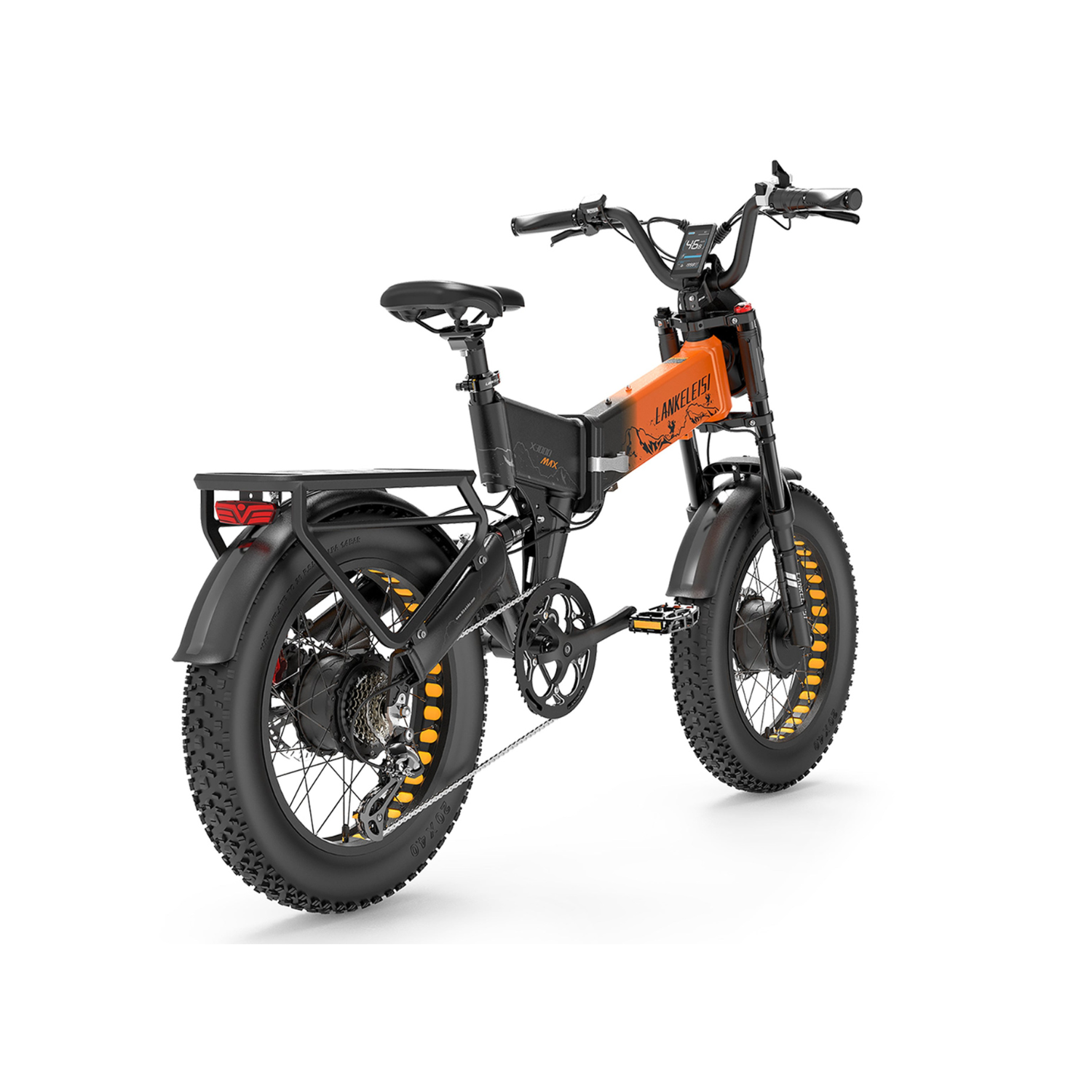 LANKELEISI X3000 MAX City Bike Elettrica (arancione)