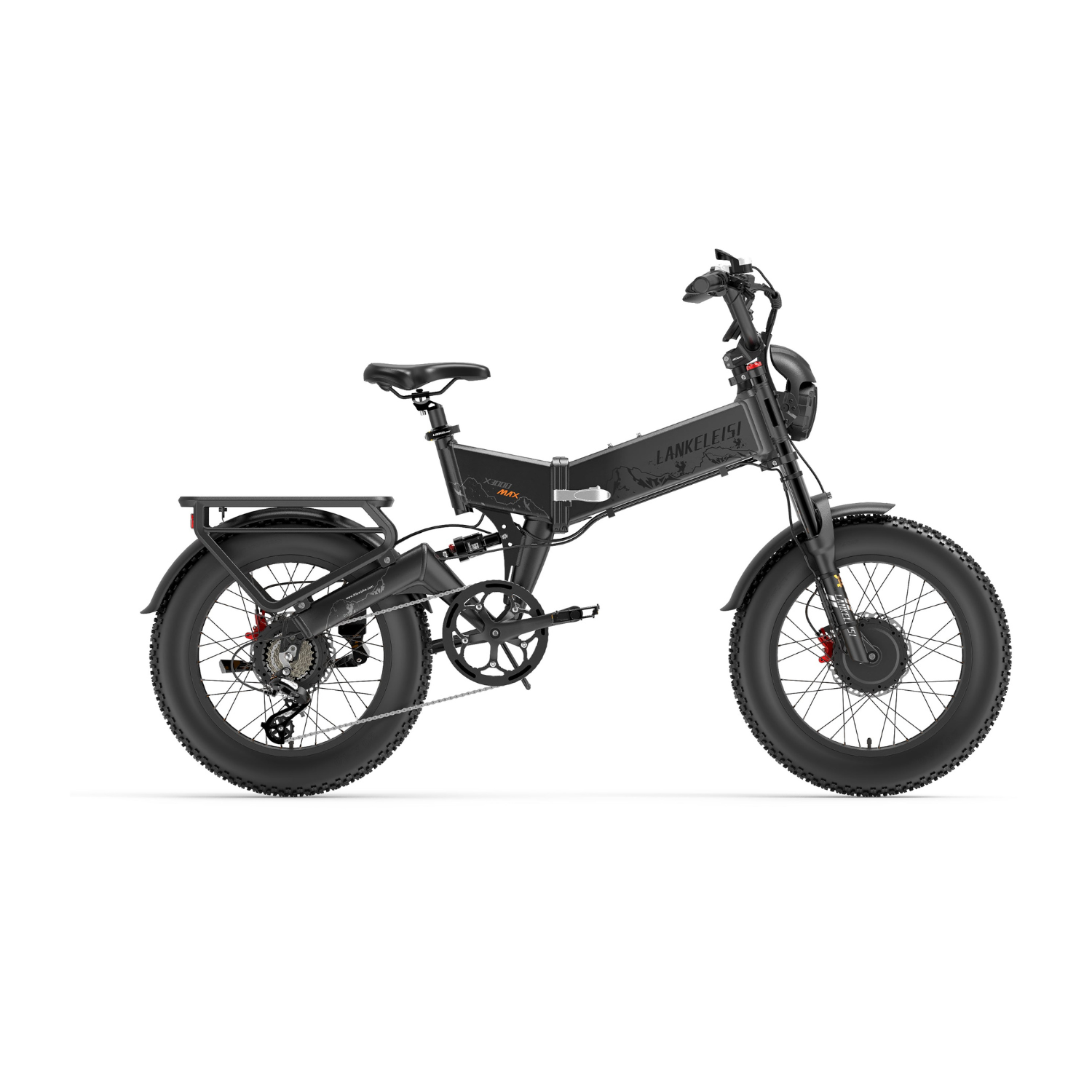 LANKELEISI X3000 MAX Fat Bike Elettrica (grigio)