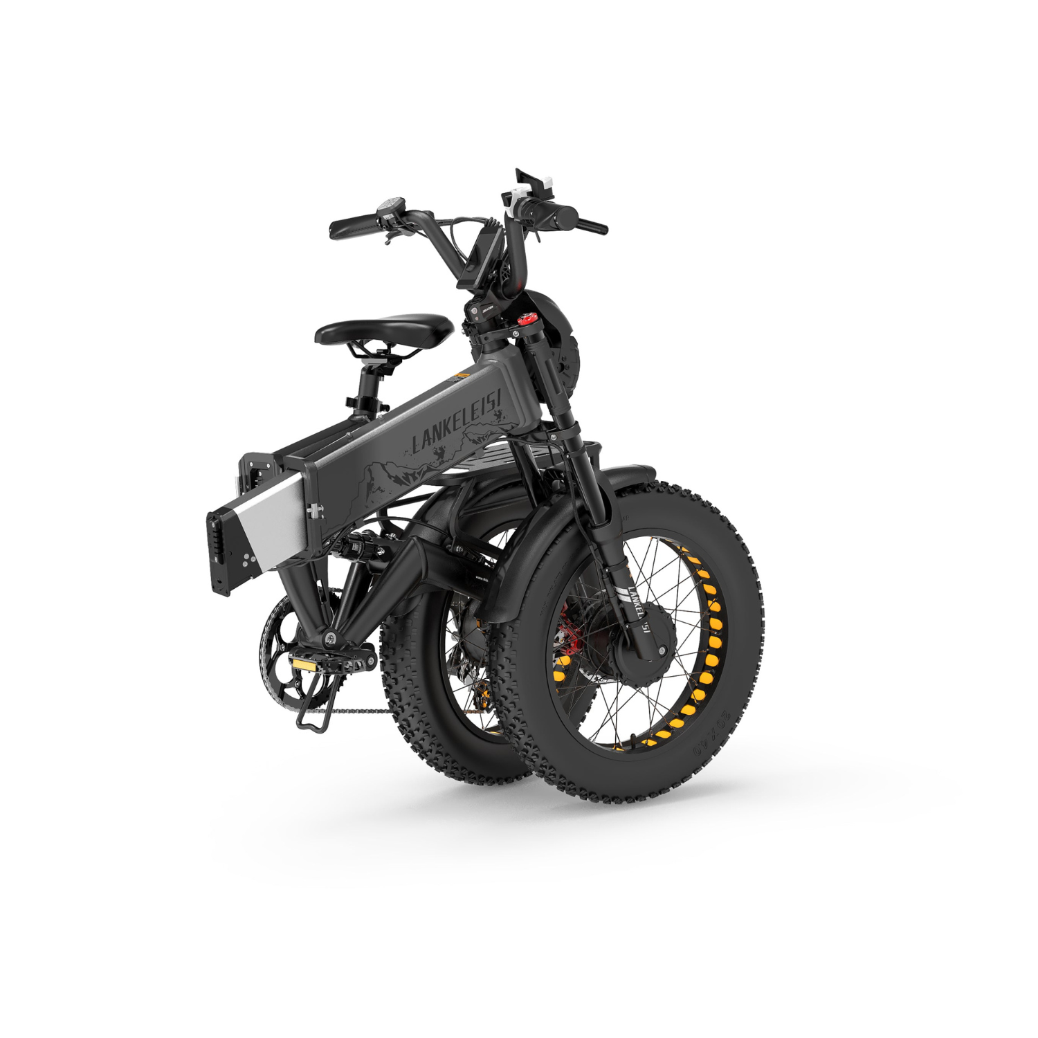 LANKELEISI X3000 MAX Bici Elettrica Pieghevole (grigio)