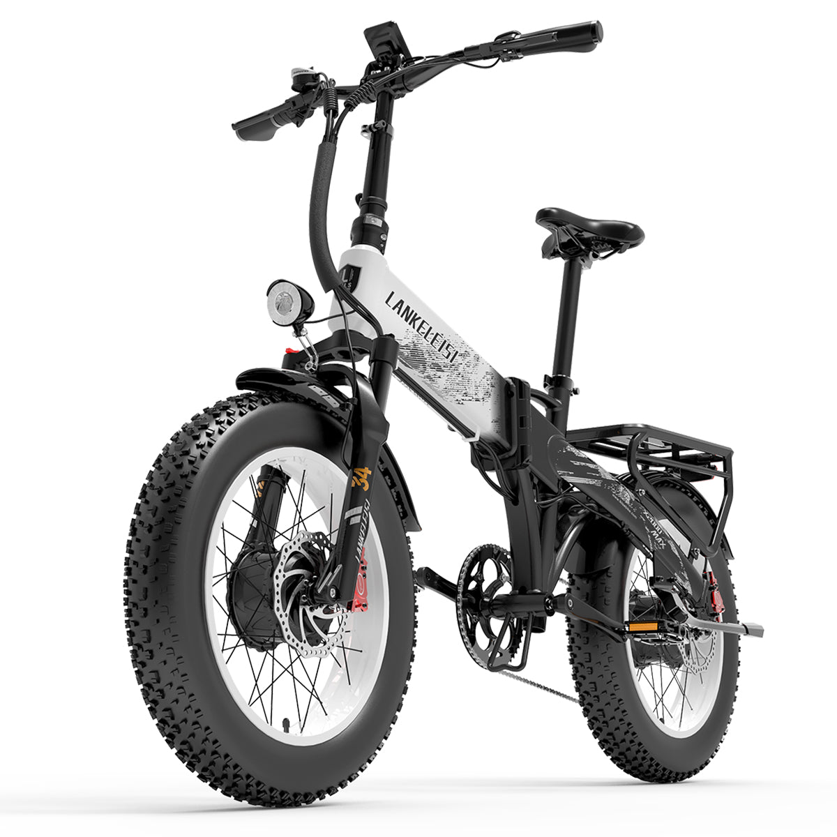 LANKELEISI X2000 MAX city bike elettrica bianca