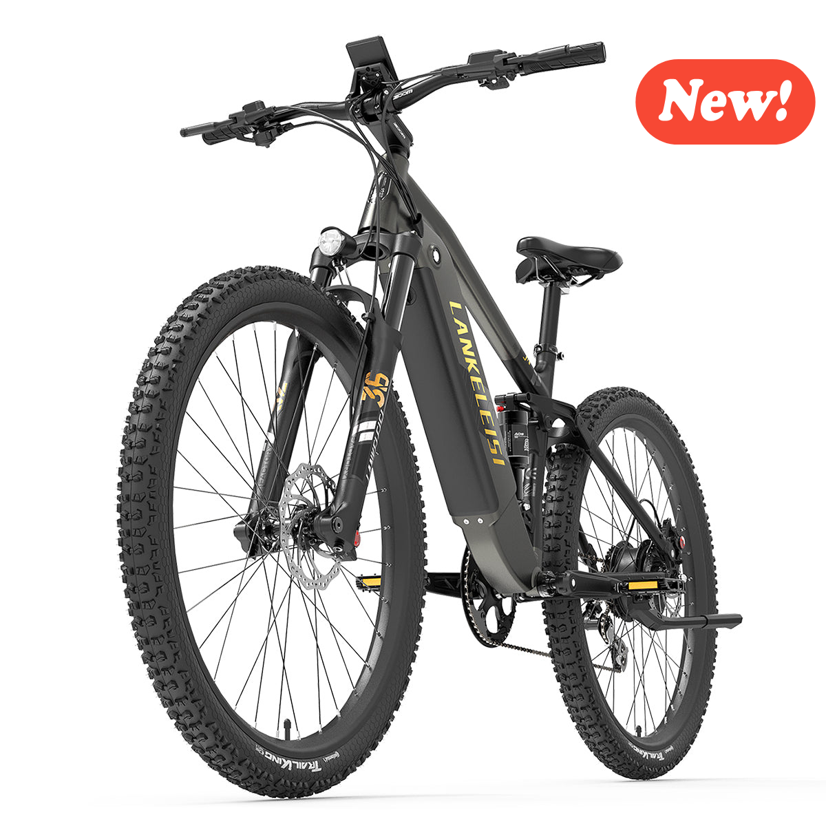 LANKELEISI RX600PRO bici elettrica 250W dorata