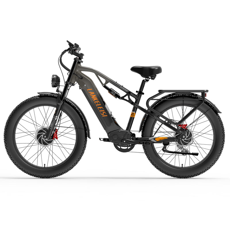 LANKELEISI MG800Max bici elettrica grigia