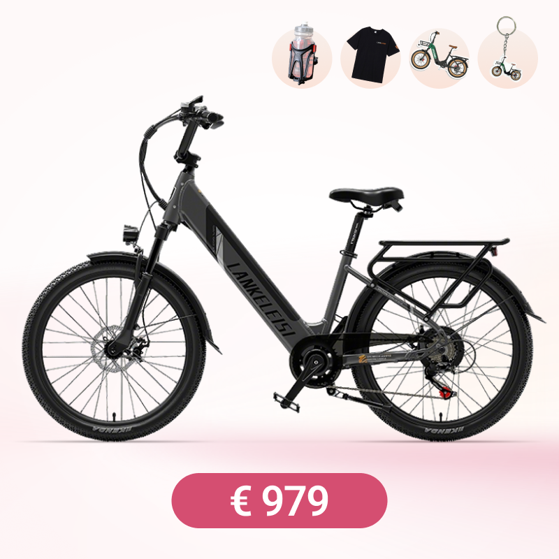 LANKELEISI ES500PRO Bici Elettrica da Città 500W