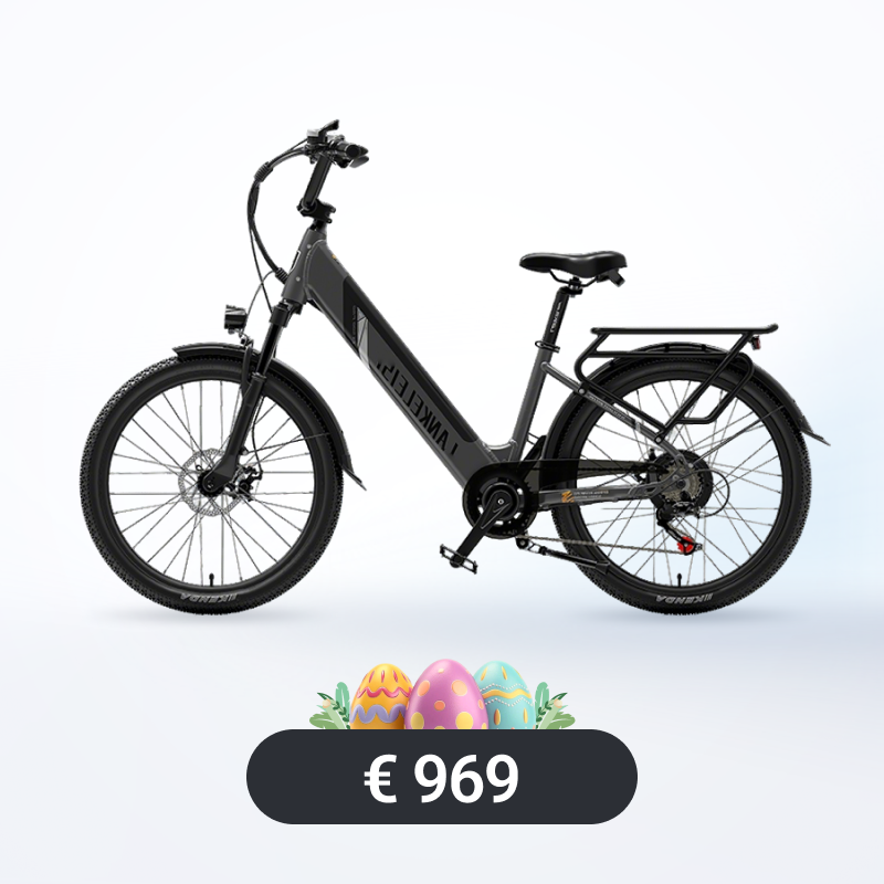 LANKELEISI ES500PRO Bici Elettrica da Città 500W
