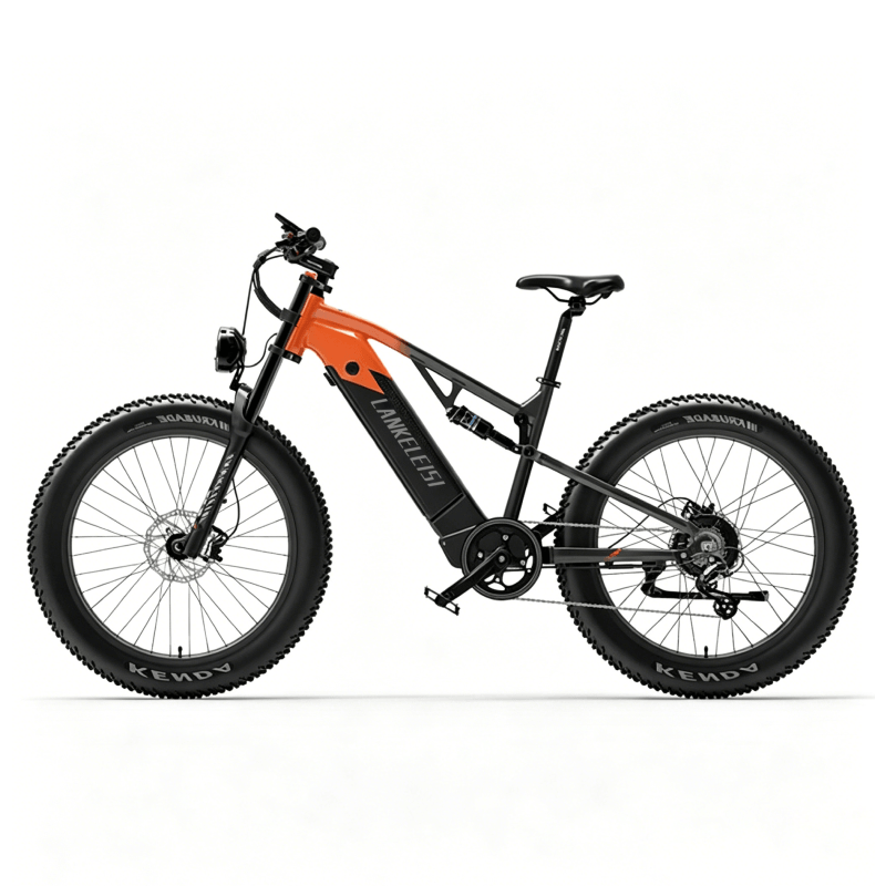 LANKELEISI RV800 Plus Mountain bike elettrica con motore Bafang da 750 W di alta qualità
