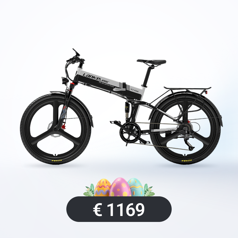 LANKELEISI XT750 Sports Bici elettrica pieghevole