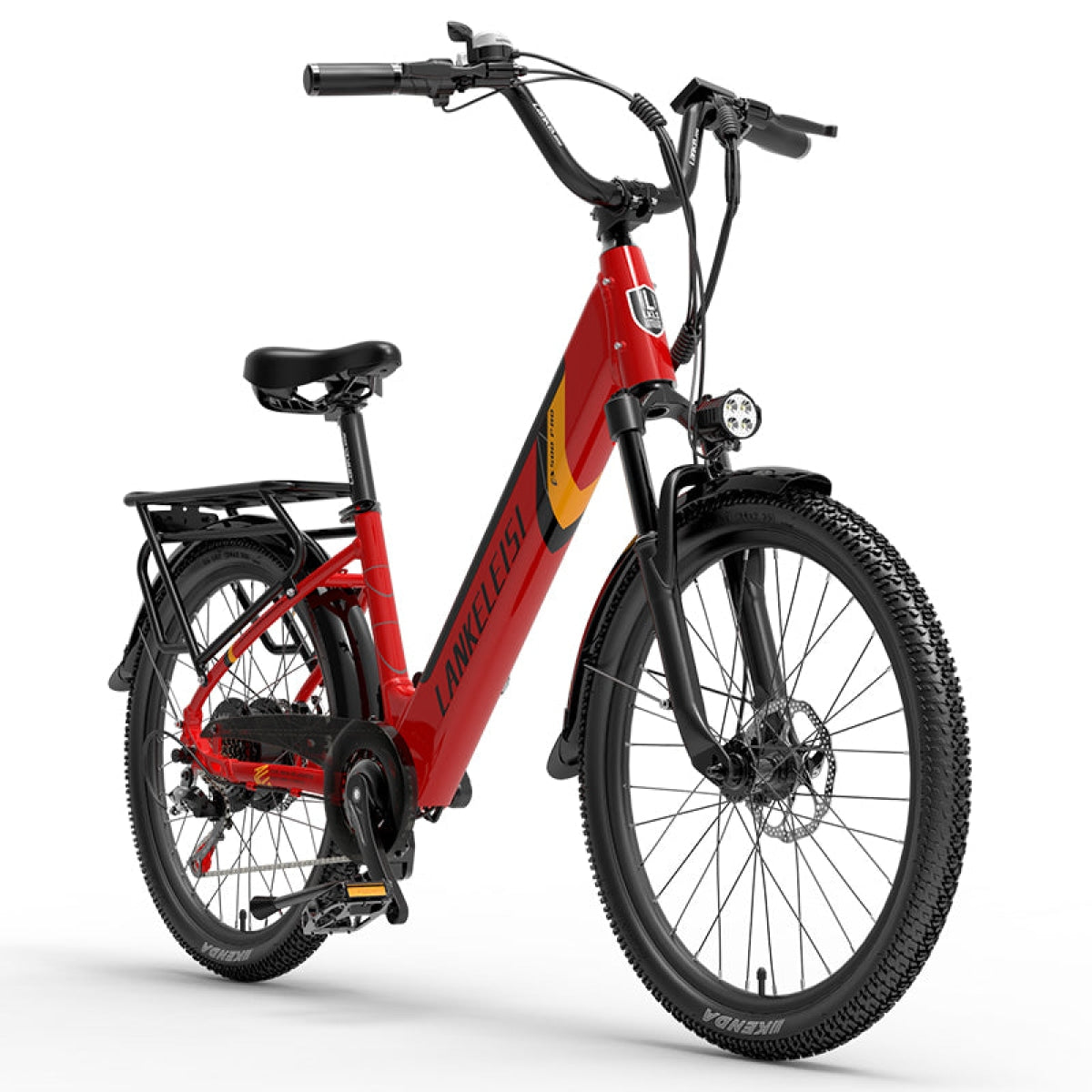 LANKELEISI ES500PRO bici elettrica 500W rossa