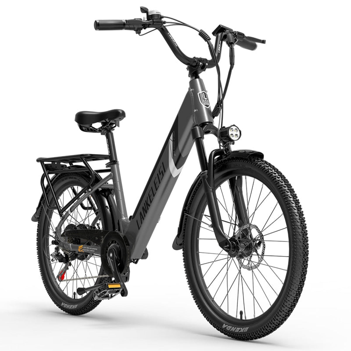 LANKELEISI ES500PRO bici elettrica 500W grigia