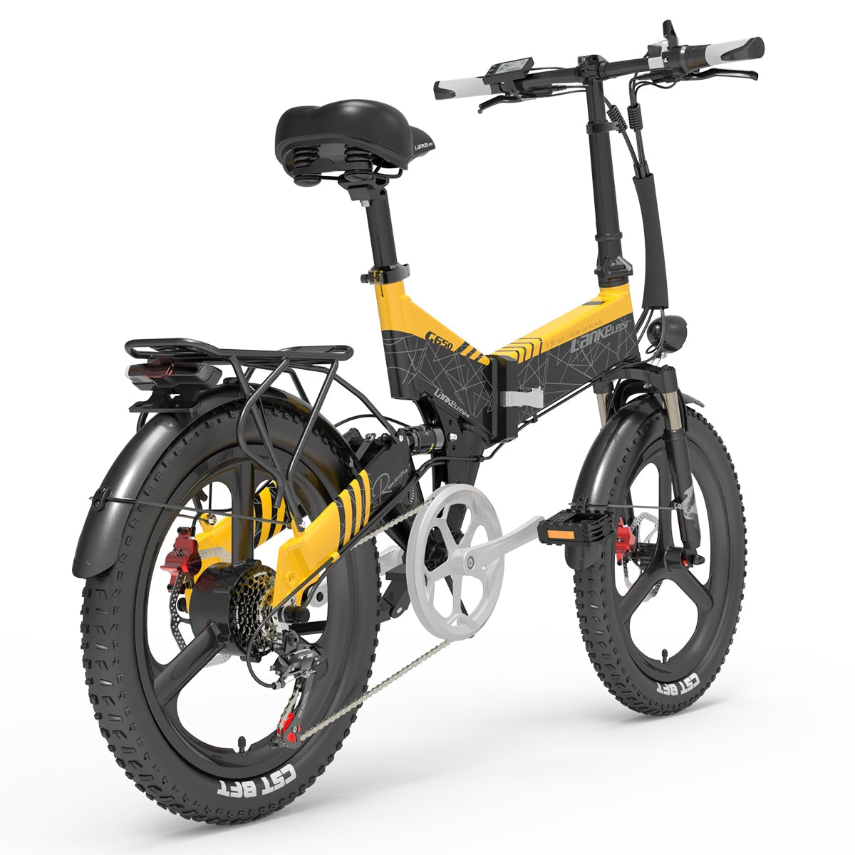 LANKELEISI G650 city bike elettrica gialla