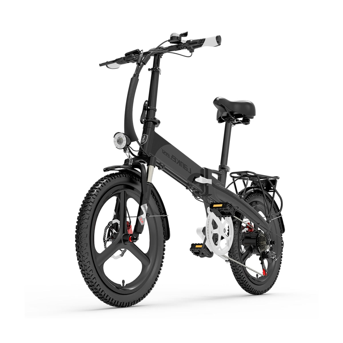 LANKELEISI G660 bici elettrica pieghevole grigia