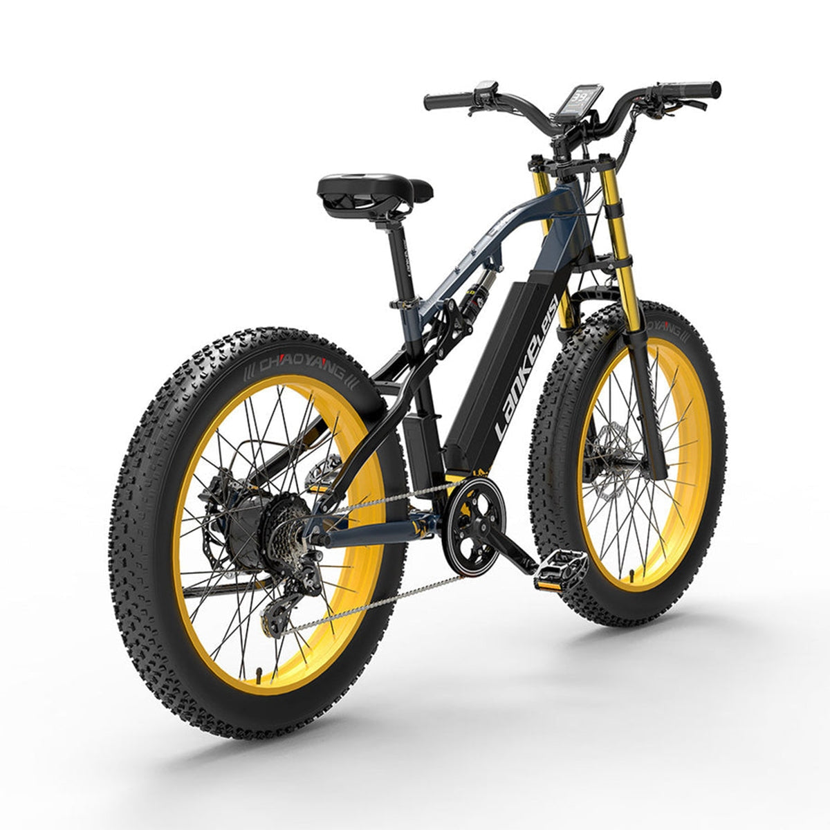 LANKELEISI RV700 mountain bike elettrica gialla