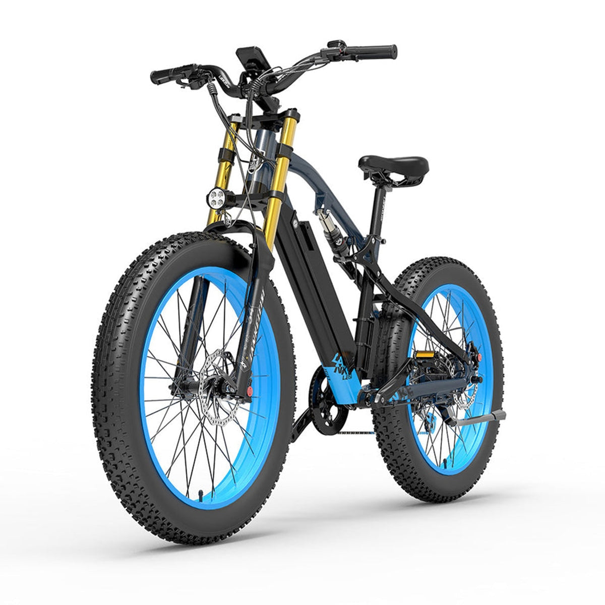 LANKELEISI RV700 fat bike elettrica blu
