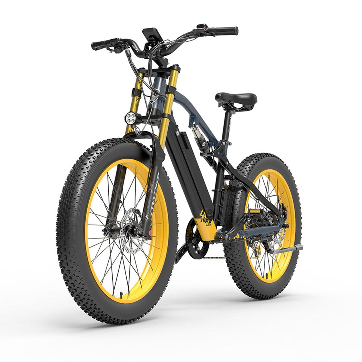 LANKELEISI RV700 fat bike elettrica gialla