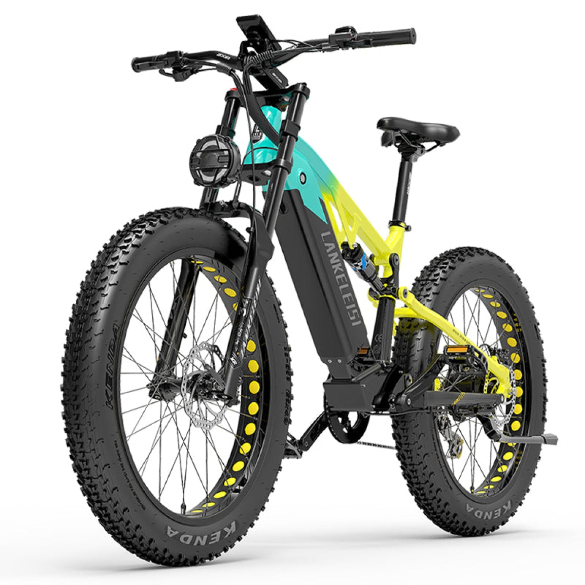 LANKELEISI RV800 Plus mountain bike elettrica gialla