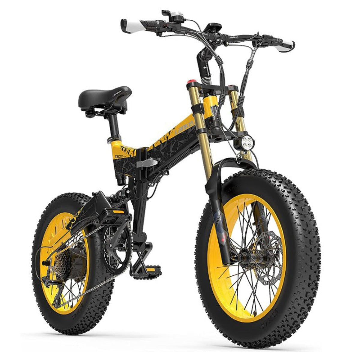 LANKELEISI X3000Plus-UP mountain bike elettrica gialla