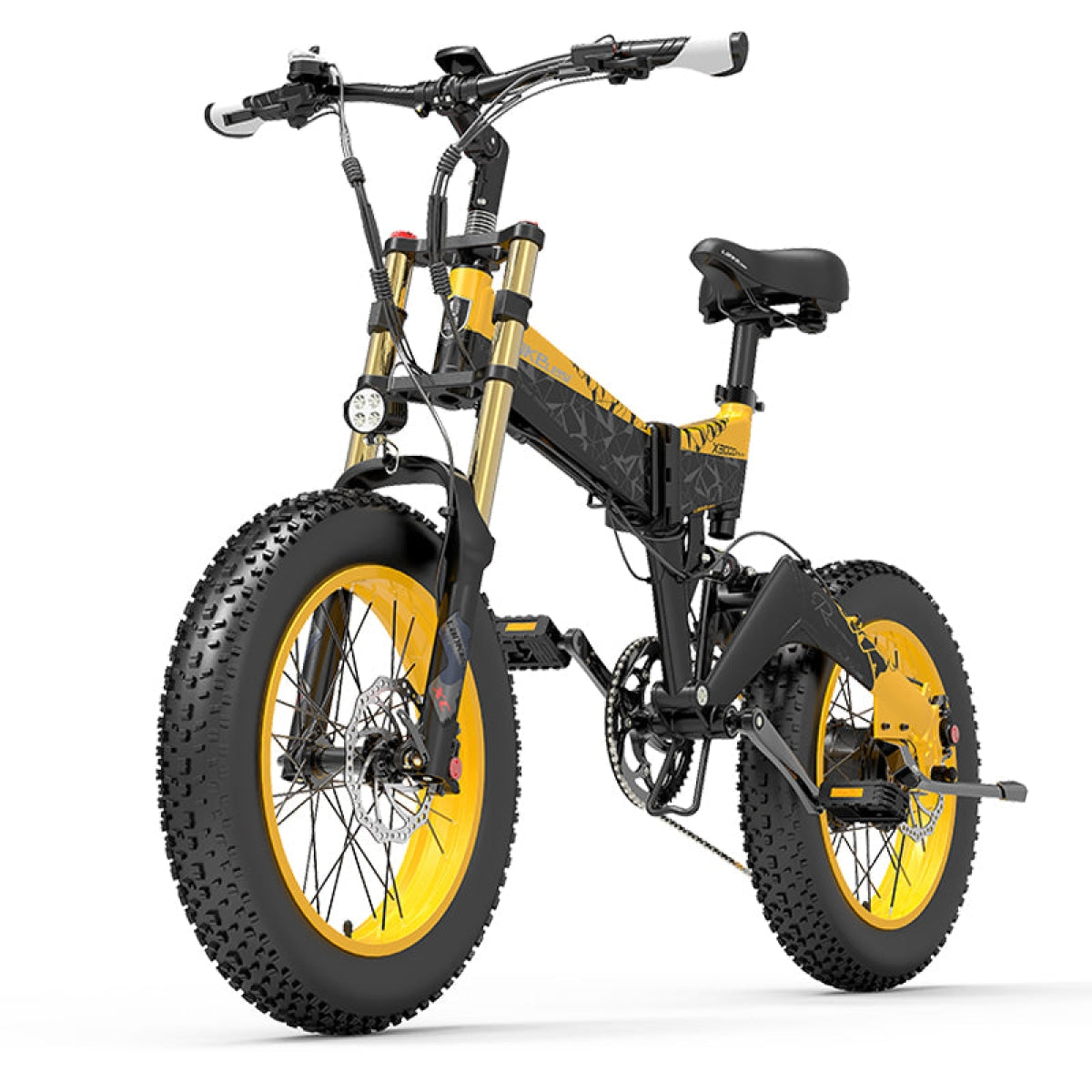 LANKELEISI X3000Plus-UP bici elettrica gialla
