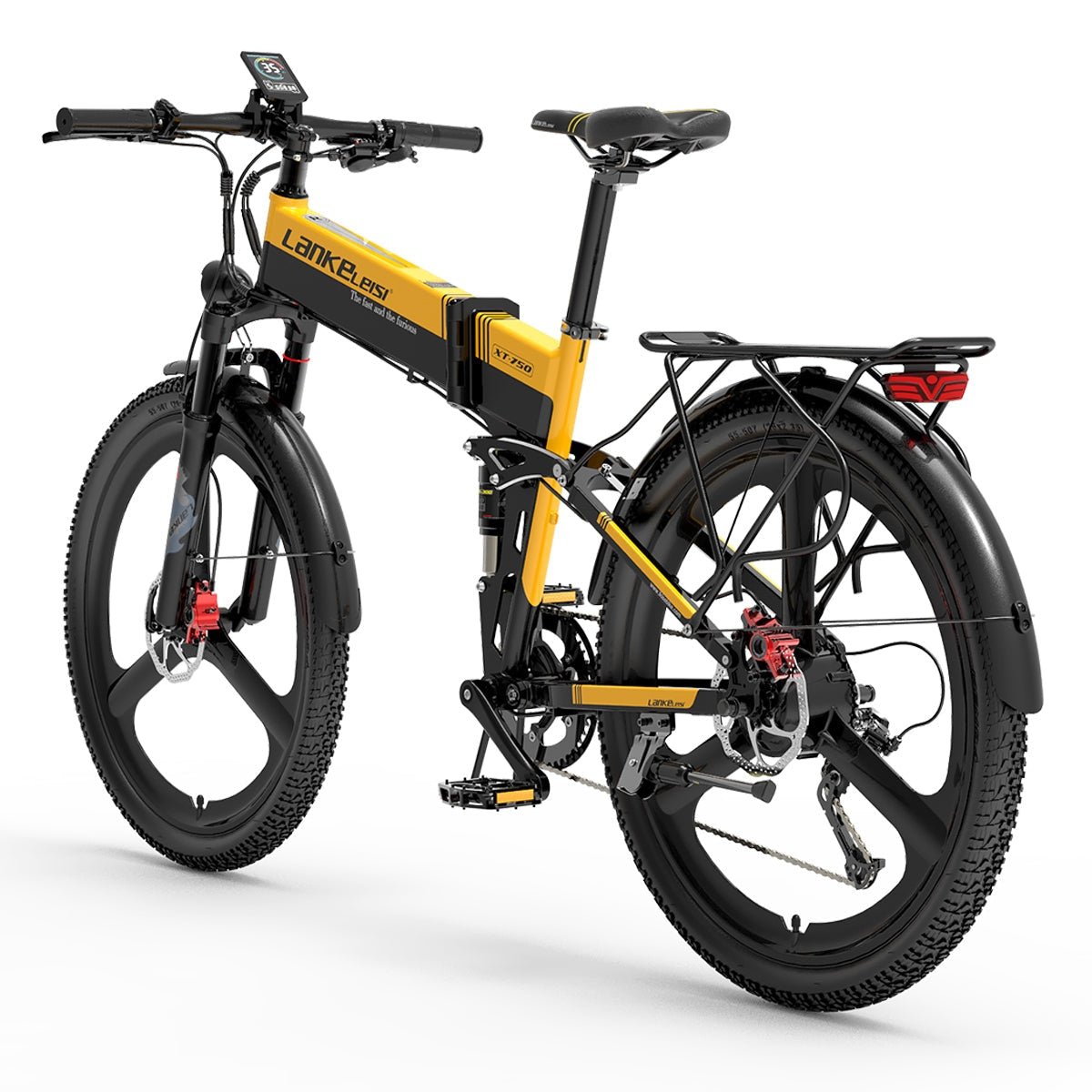 LANKELEISI XT750 SPORT bici elettrica cargo gialla