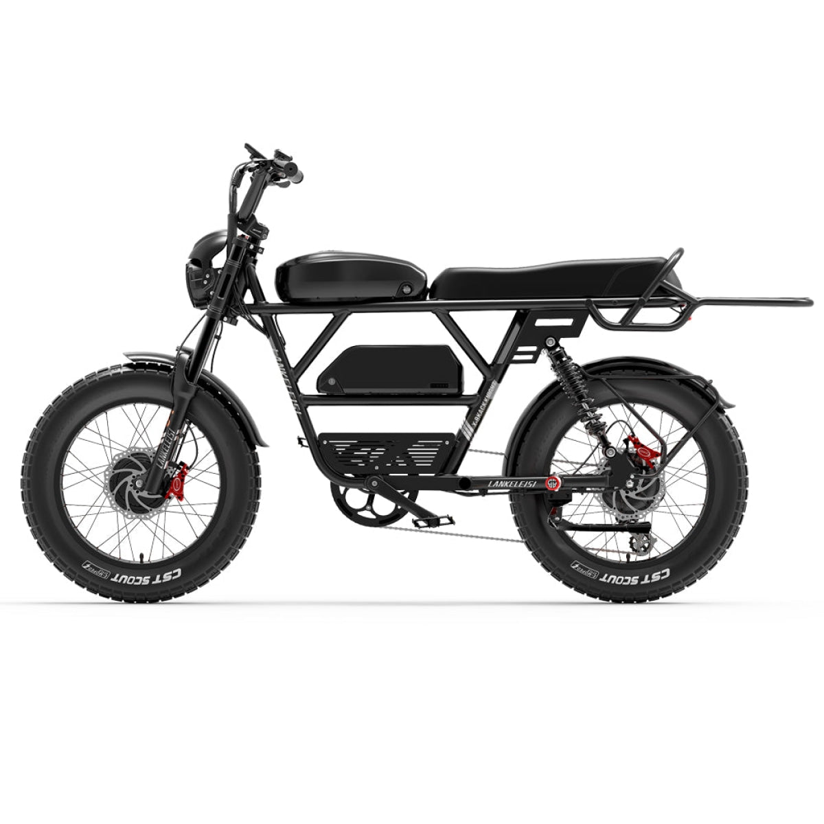 LANKELEISI X-Black Knight 2000W Doppio motore Portata massima 280KM