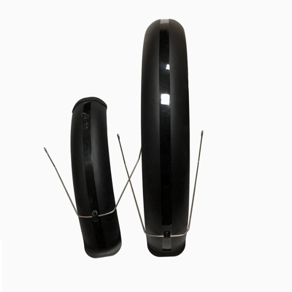 LANKELEISI Parafango per bicicletta elettrica - Set completo (parafango anteriore e posteriore) per ruote anteriori e posteriori