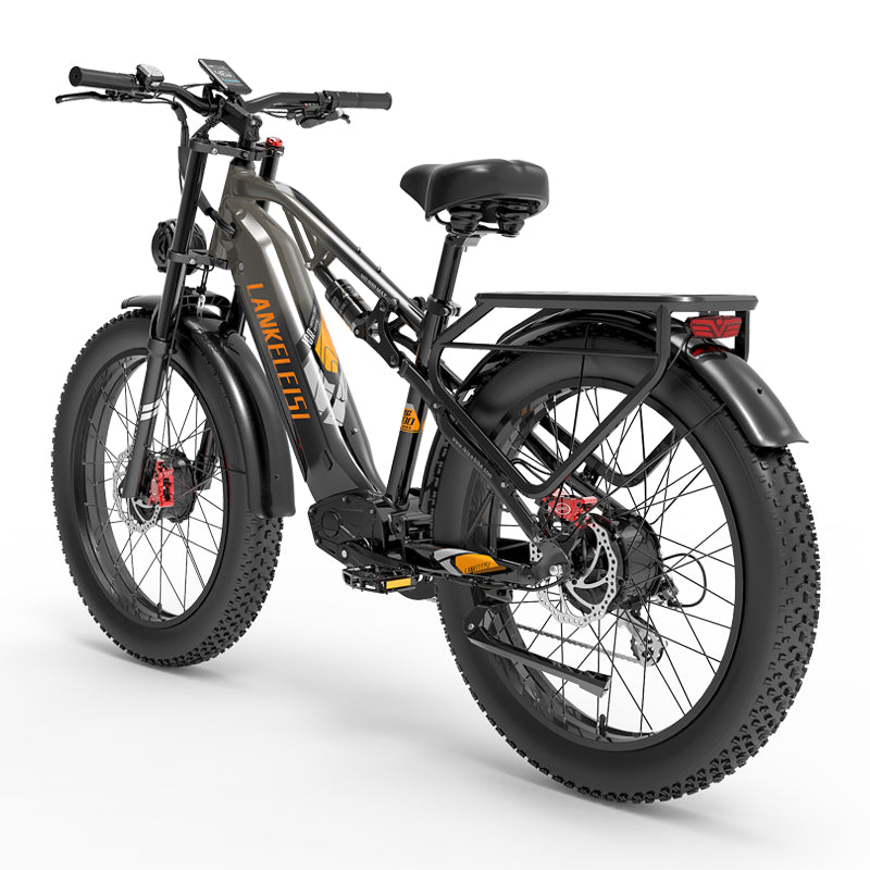 【Pre-vendita】LANKELEISI MG800Max 2000W Doppio Motore 26″ Pneumatici Fat Bici Elettrica All Terrain