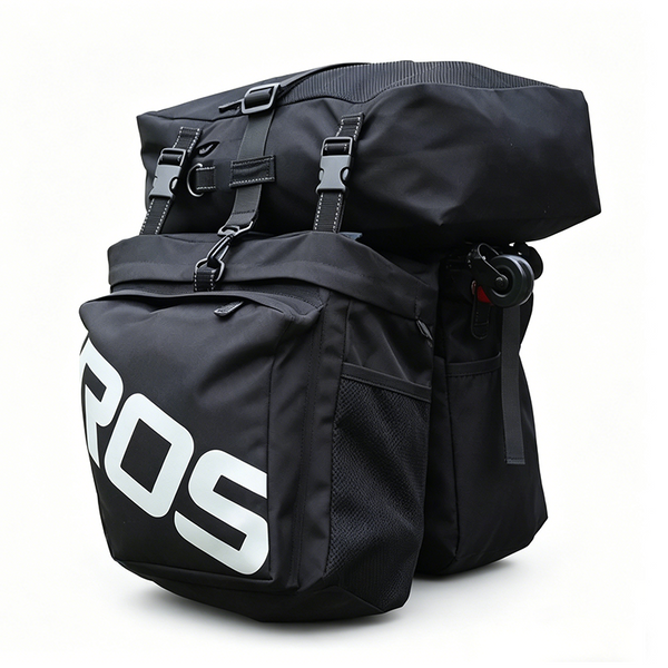 LANKELEISI Borsa portapacchi posteriore per bicicletta 3 in 1