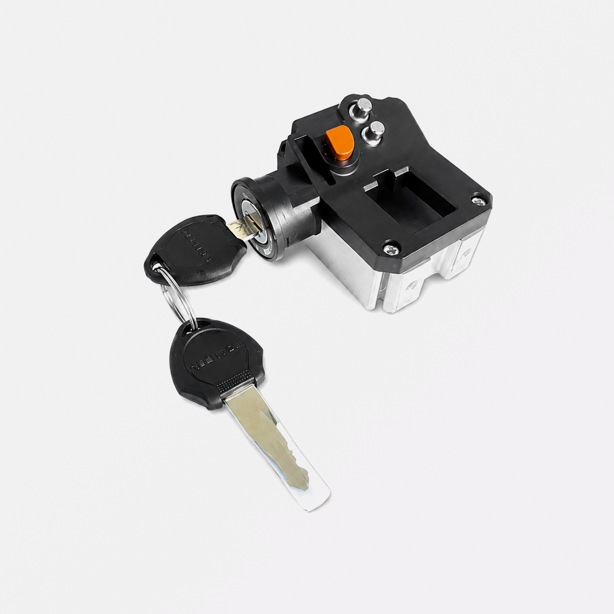 LANKELEISI Lucchetto per batteria per bicicletta elettrica (con chiavi)