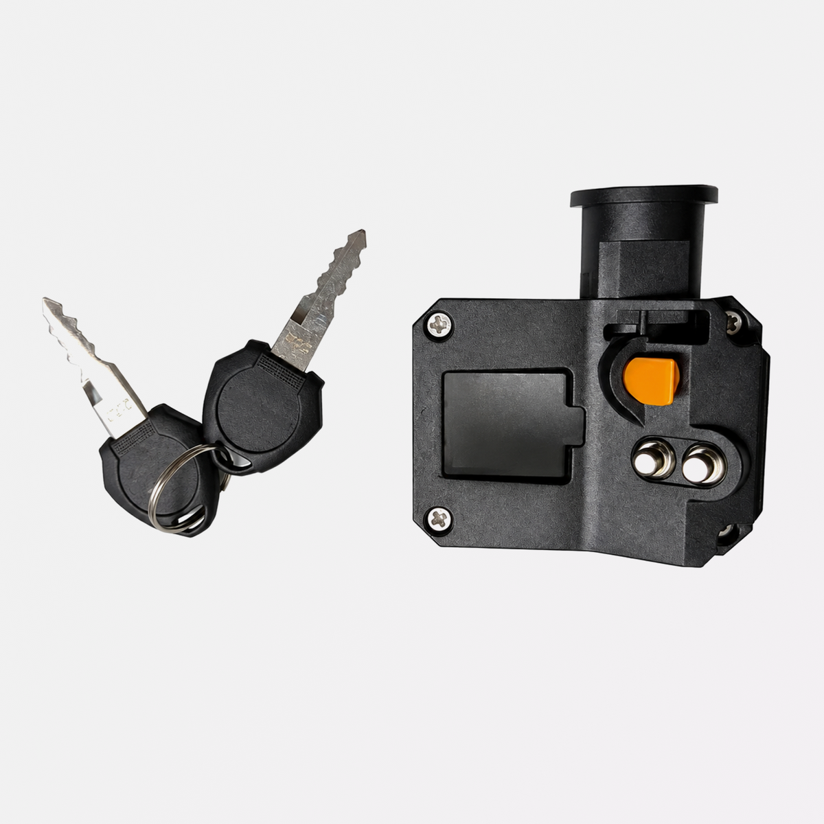 LANKELEISI Lucchetto per batteria per bicicletta elettrica (con chiavi)