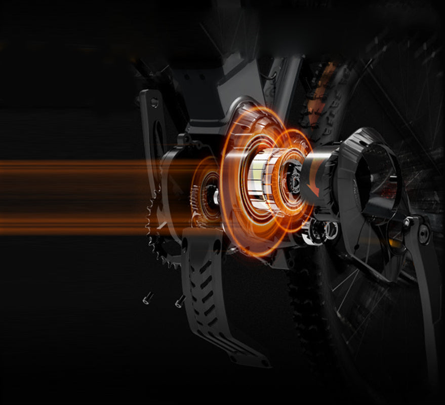 LANKELEISI GT800 è dotata di un motore centrale BAFANG M600 da 500 W