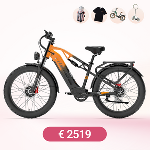 LANKELEISI MG800Max 2000W Doppio Motore 26″ Pneumatici Fat Bici Elettrica All Terrain