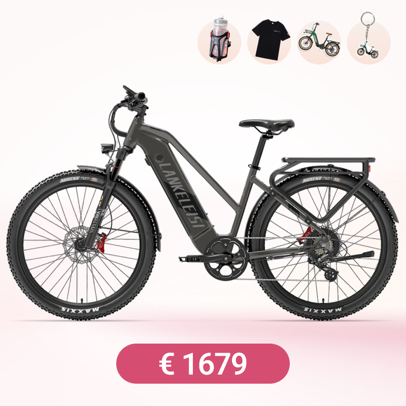 LANKELEISI MX600PRO 500W 27.5" Bicicletta elettrica da trekking 20Ah City Bike elettrica