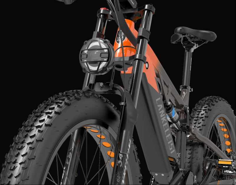 LANKELEISI RV800 Plus è dotata di un sistema di sospensione completa