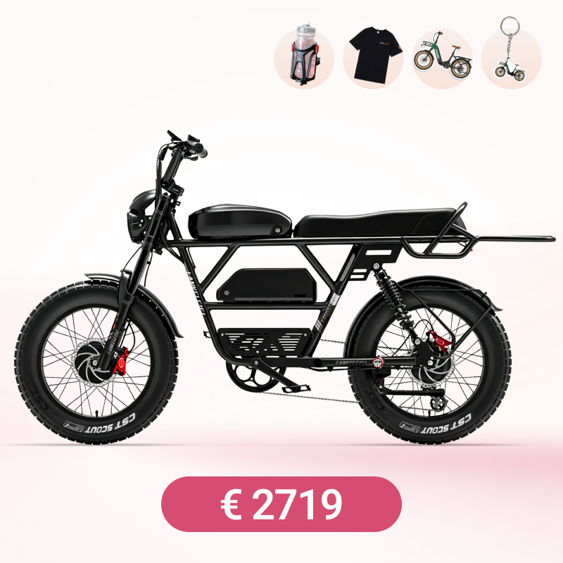 【Pre-vendita】LANKELEISI X-Black Knight 2000W Doppio motore Portata massima 280KM