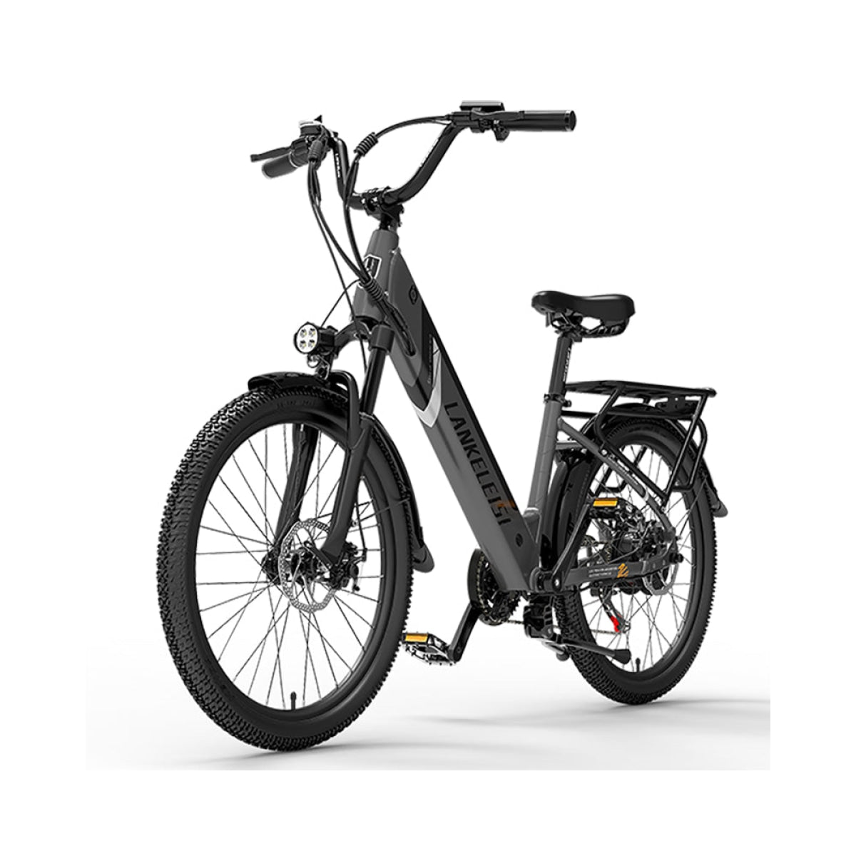 LANKELEISI ES500PRO city bike elettrica grigia