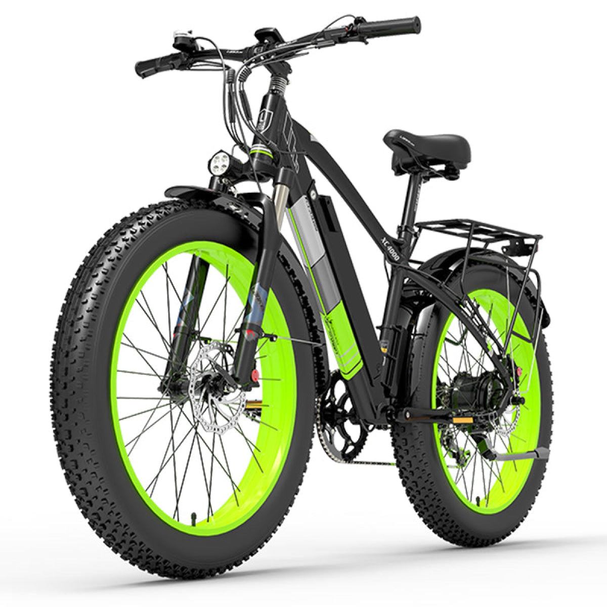 LANKELEISI XC4000 mountain bike elettrica verde