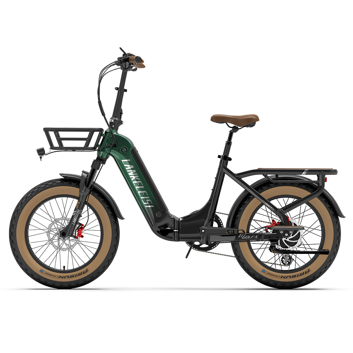 【Pre-vendita】LANKELEISI GOLF-X 960Wh Step-Thru Bici elettrica pieghevole da città