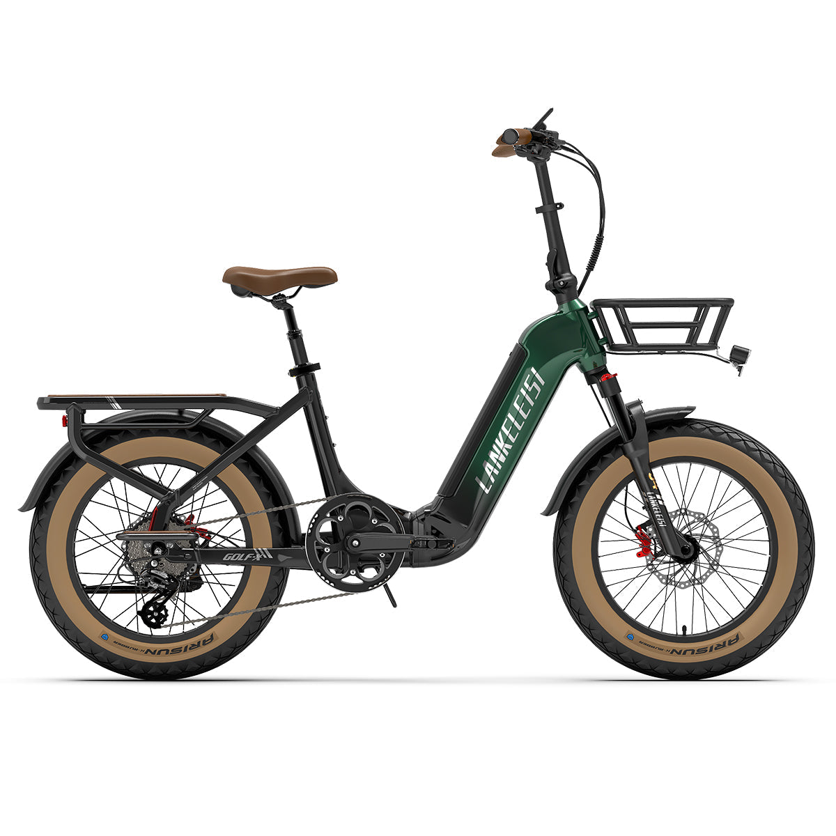 LANKELEISI GOLF-X Fat Bike Elettrica (verde)