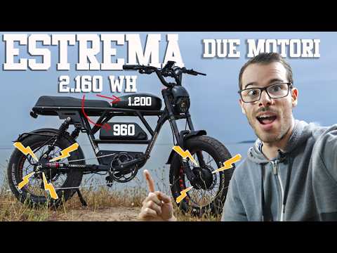 Una e-bike super potente con doppi motori e una batteria enorme: Lankeleisi X Black Knight