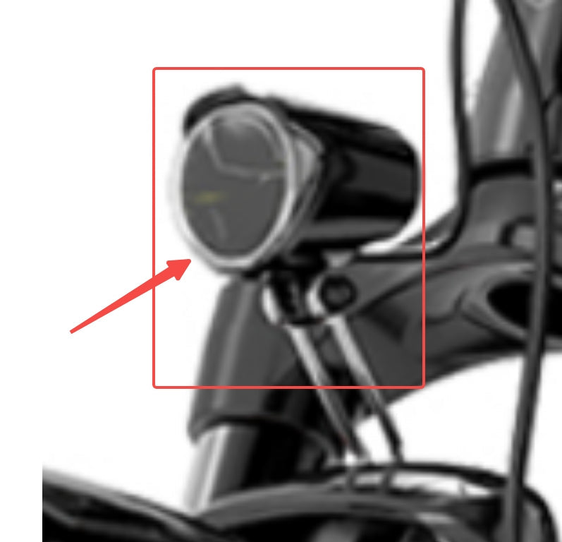 LANKELEISI Luce anteriore per bicicletta elettrica