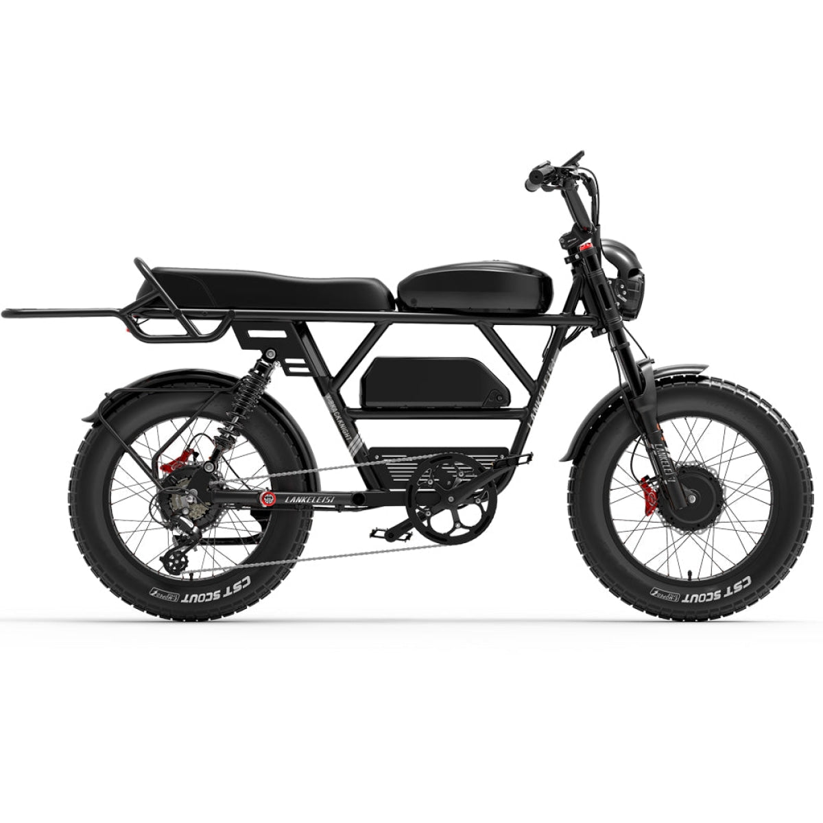 LANKELEISI X-Black Knight bici elettrica tipo moto