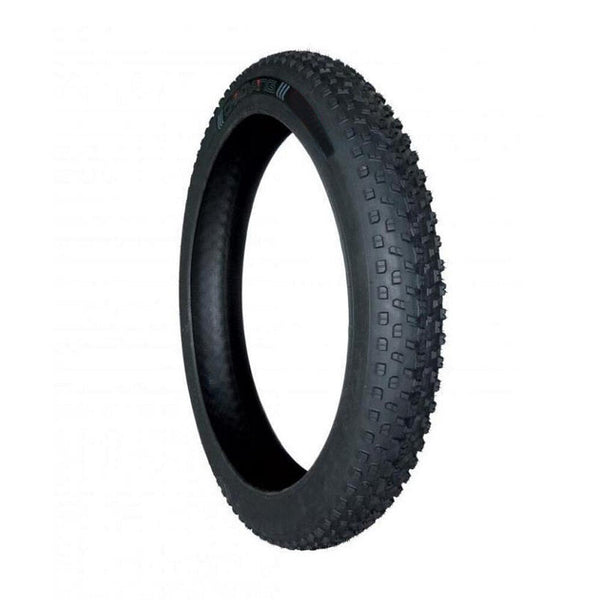 LANKELEISI electric bike snow tire, 20-26 inch outer tire with inner tube, designed for rugged winter riding conditions.