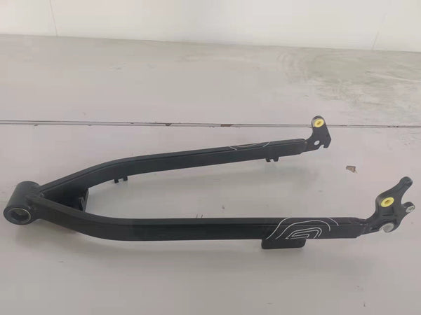 Lankeleisi e-bike rear wheel frame part showing metal frame component with bolt holes for bicycle rear assembly.
